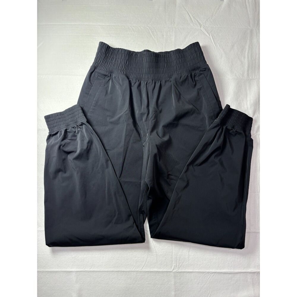 Abercrombie YPB High Rise Track Joggers Black Women Small